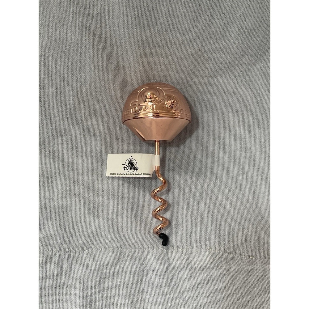 NEW Disney Parks Star Wars Galaxy's Edge R2-D2 Metal Copper Colored Corkscrew